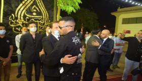 صور.. الفنان محمد رمضان يُشارك في عزاء الراحل محمود ياسين