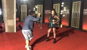 زينب غريب بفستان جرئ على الـ”ريد كاربت” بالجونة