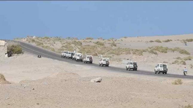 قافلة الصليب الأحمر الغذائية والطبية تصل إلى مدينة الدريهمي اليمنية المحاصرة
